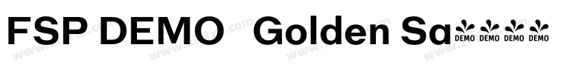 FSP DEMO   Golden Sa字体转换